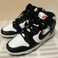 Nike DUNK HIGH 25cm ブラック/ホワイト