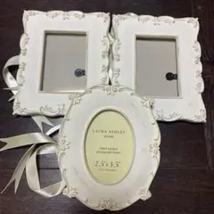【ロンドンで購入】LAURA ASHLEY フォトフレーム 3点セット