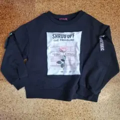 LOVE TOXIC ブラック トレーナー 140