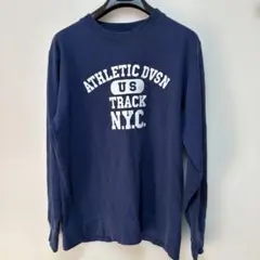 ATHLETIC DVSN トレーナー L ネイビー421番