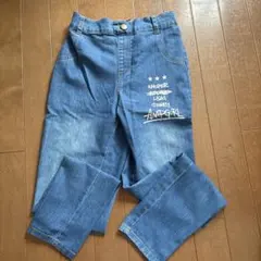 ANAP GIRL デニム ロングパンツ ロゴのサムネイル