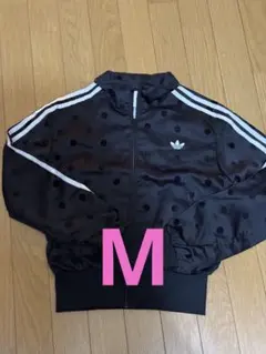 adidas トラックジャケット ドット柄 黒 韓国 - メルカリ