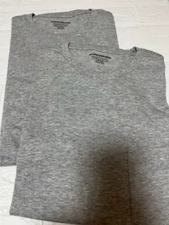 [Amazon Essentials] 2枚組 Tシャツ 半袖 メンズ　グレー