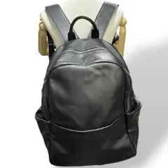 カルバンクライン　リュック　バッグパック　オールレザー　黒　ブラック