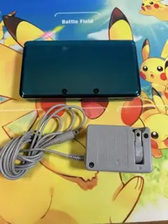 【動作品・付属品付き】任天堂3DS アクアブルー本体