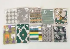 [34]綿プリント　ハギレ10セット15枚 パッチワーク　まとめ売り　北欧柄