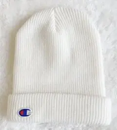 新品 Champion チャンピオン ニット帽 ホワイトのサムネイル