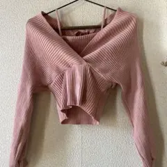 【ECREL】オフショルダー★ ピンク ★ Free