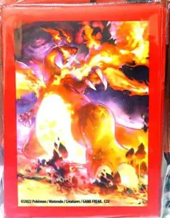 【新品・匿名配送】海外版 キョダイマックス リザードン デッキシールド 65枚