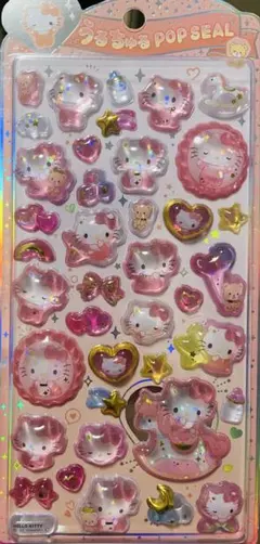 【正規品】サンリオ　ハローキティうるちゅるポップシール