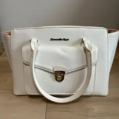 【新品未使用】Samantha Vega ホワイト ハンドバッグ