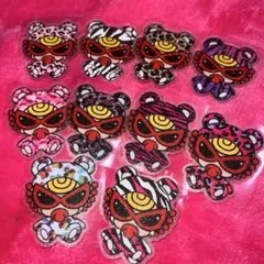 ヒステリックミニ ヒスミニ ステッカー シール 10枚セット グリッター