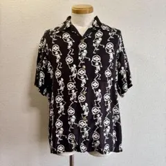 80's JOHNSONS LA ROCKA ラロッカ スカルプリントシャツ - メルカリ