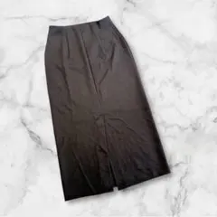 ユニクロ　タイトスカート　ロング丈　ウエストゴム　ブラック　Mサイズ