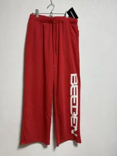 beeden 渋谷109 スウェットパンツ 赤 ポップアップ