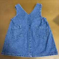 futafuta フタフタ デニム ジャンパースカート 80