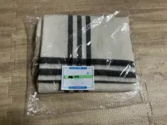 【green label relaxing】チェックマフラー／ストール　白