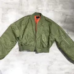 FOREVER 21 MA-1ジャケット Lサイズ オリーブグリーン