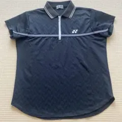 YONEX テニスウェア ポロシャツ ブラックのサムネイル