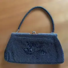 レトロ　ビーズ装飾 パーティーバッグ