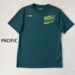 PACIFIC パシフィック 半袖Tシャツ L テニスウェア 吸汗速乾 緑系 夏のサムネイル