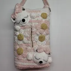 ハンドメイドコットン糸　ソフトパックティシュカバー