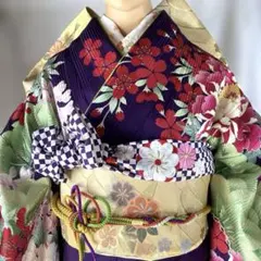 セシルマクビー 振袖 フルセット　紫色　 成人式 CECIL McBEE