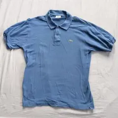 LACOSTE ラコステ ポロシャツ ワニロゴ ブルー メンズ5