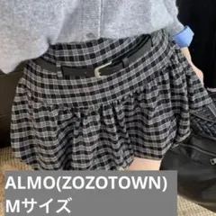 ALMO スカート バルーン チェック Mサイズ 韓国のサムネイル
