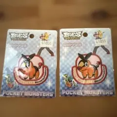 ポケットモンスター ポカブワッペン 2個セット