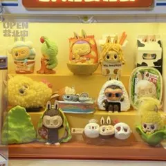 LABUBU Wacky Mart 13点セット フィギュア コンテナボックス