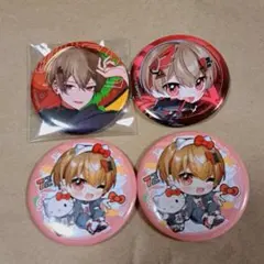 シクフォニ 缶バッジ　暇72 くん　4点セット