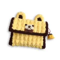 【J548】 プリンくまちゃん ふわもこポーチ