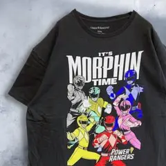 BFOV キャラ Tシャツ 古着 黒 パワーレンジャー スーパー戦隊 ヒーロー