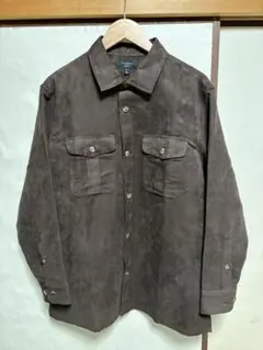 BANANA REPUBLIC スウェードオーバーシャツ L