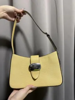 COACH エライザショルダーバッグ ブラック レザー