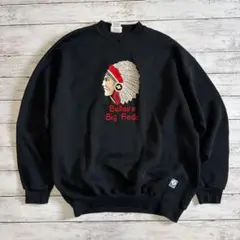 USA製 DISCUS Bellaire Big Reds 刺繍スウェット XL