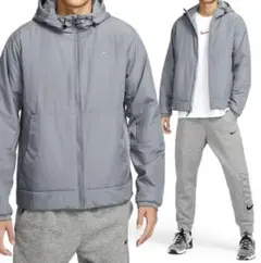 Nike フード付きナイロンジャケット グレー（定価16,720円）