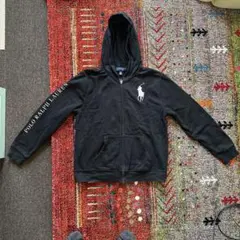Polo Ralph Lauren ブラック　ジップパーカー レディース　キッズ