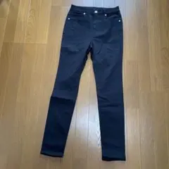 【未使用】GU レディース ハイウエスト スキニーパンツ　ブラック　70cm