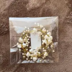 パール フラワー 髪飾り ゴールド ヘアアクセ 結婚式 卒業式 成人式