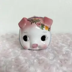豚の貯金箱 レトロ 陶器の貯金箱 かわいいぶたちゃん
