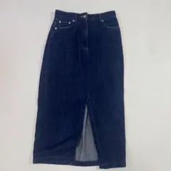 KBF フロントスリット　デニムスカート