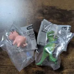 トイストーリー3 ゆらゆらつながるマスコット　ハム＆レックスセット