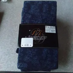 17℃＊花柄タイツ M~L ネイビーブルー