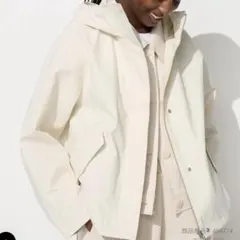 ユニクロ コットンブレンドパーカ ナチュラル Ｌサイズ