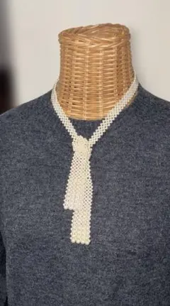 逸品祭り！　自在！パール風ロングネックレス