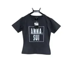 未使用 ☆ ANNA SUI ブランド ロゴ Tシャツ ☆ チビT ギャル 平成のサムネイル