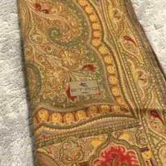 ETRO (エトロ)スカーフ　ペイズリー柄 ブラウン系