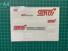 スバル STI 純正 転写 ステッカー
